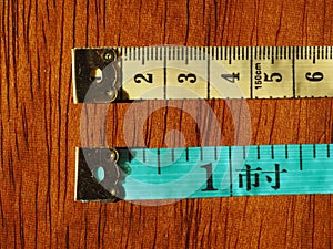 Tailor tape ruler in Cun Chinese Inch