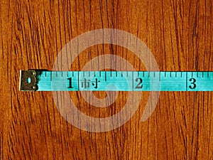 Tailor tape ruler in Cun (Chinese Inch) photo