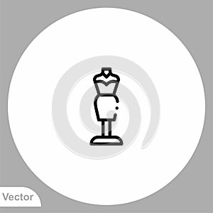 Tailor vector icon sign symbol