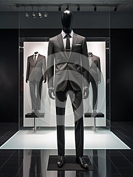 Tailored Suit on a mannequin photo