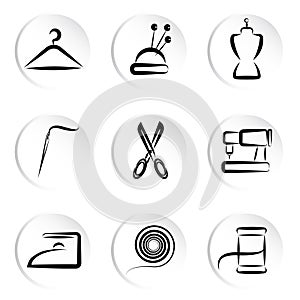 Tailoring icons photo