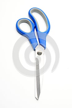 Tailors scissors on a white background