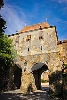 Tailors Tower or Great Tower of the Rear Gate in the medieval town of Sighisoara