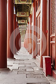 Taimiao Ancestral Temple Colonnade photo