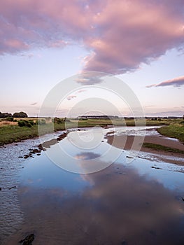 Tain beach at sunset. Scotland