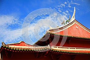 Tainan Official God of War Temples Rooftop