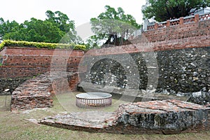 Anping Old Fort Fort Zeelandia in Tainan, Taiwan. was a fortress built over ten years from 1624 to 1634