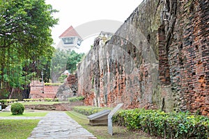Anping Old Fort Fort Zeelandia in Tainan, Taiwan. was a fortress built over ten years from 1624 to 1634