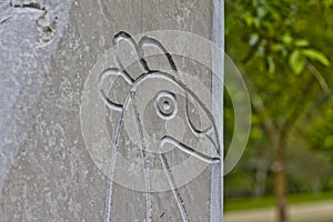 Taino Bird Petroglyphs 1 photo