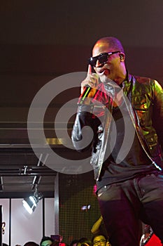 Taio Cruz in Audi A1 event