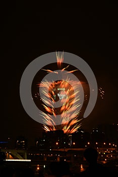 Taipei 101 firework