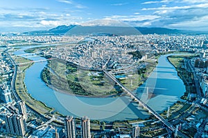 Taipei City Aerial View