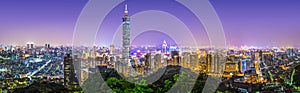 Taipei City Panorama photo