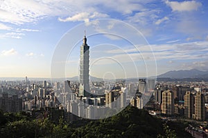 Taipei city scene photo