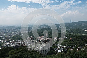 Taipei from the Maokong Gondola