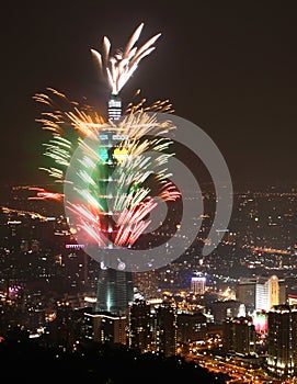 Taipei101 firework