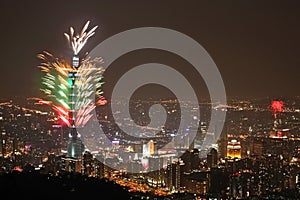 Taipei101 firework