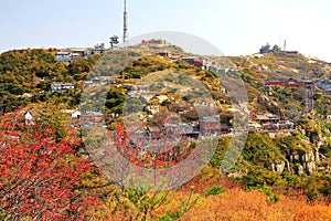 Taishan Mountain,a famous landscape of China