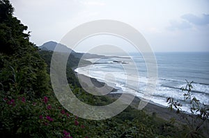 Taitung seashore park windy day Taiwan