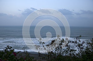 Taitung seashore park windy day Taiwan photo