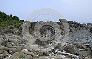 Taitung Xiaoyeliu seashore park Taiwan