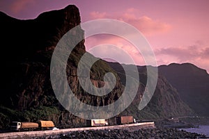 TAIWAN EAST COAST ROAD LANDSCAPE