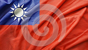 Taiwan Flag. The National Flag of Taiwan