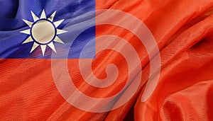 Taiwan Flag. The National Flag of Taiwan