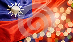 Taiwan Flag. The National Flag of Taiwan