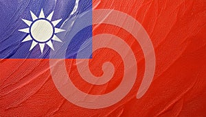 Taiwan Flag. The National Flag of Taiwan