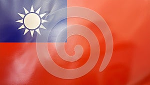 Taiwan Flag. The National Flag of Taiwan