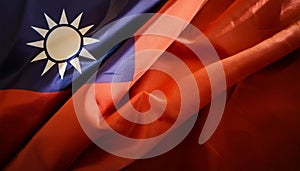 Taiwan Flag. The National Flag of Taiwan