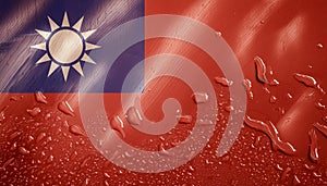 Taiwan Flag. The National Flag of Taiwan