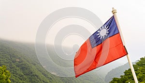 Taiwan Flag. The National Flag of Taiwan