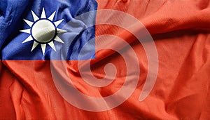 Taiwan Flag. The National Flag of Taiwan