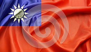 Taiwan Flag. The National Flag of Taiwan