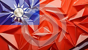 Taiwan Flag. The National Flag of Taiwan