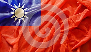 Taiwan Flag. The National Flag of Taiwan