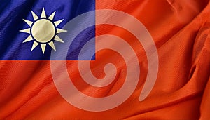 Taiwan Flag. The National Flag of Taiwan