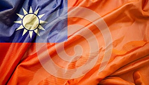 Taiwan Flag. The National Flag of Taiwan