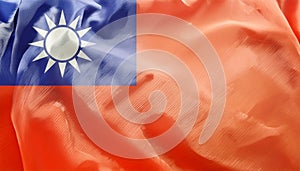 Taiwan Flag. The National Flag of Taiwan