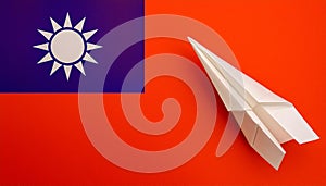 Taiwan Flag. The National Flag of Taiwan