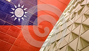 Taiwan Flag. The national flag of Taiwan.