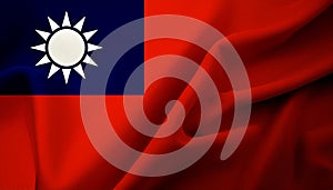 Taiwan Flag. The national flag of Taiwan.