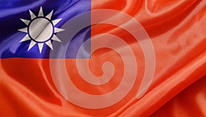 Taiwan Flag. The national flag of Taiwan.