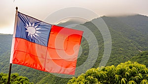 Taiwan Flag. The national flag of Taiwan.