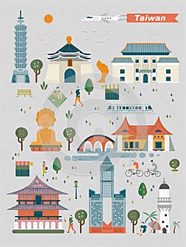 Taiwan landmarks photo