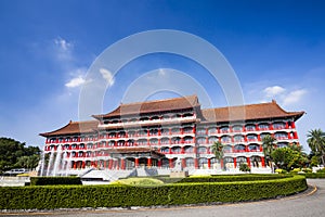 Taiwan. Magnificent Chinese-style palace building.