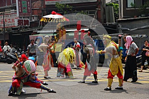 Taiwan performing art five ghosts and Zhong Kui