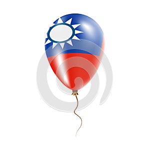 Taiwan, Republic Of China balloon with flag.